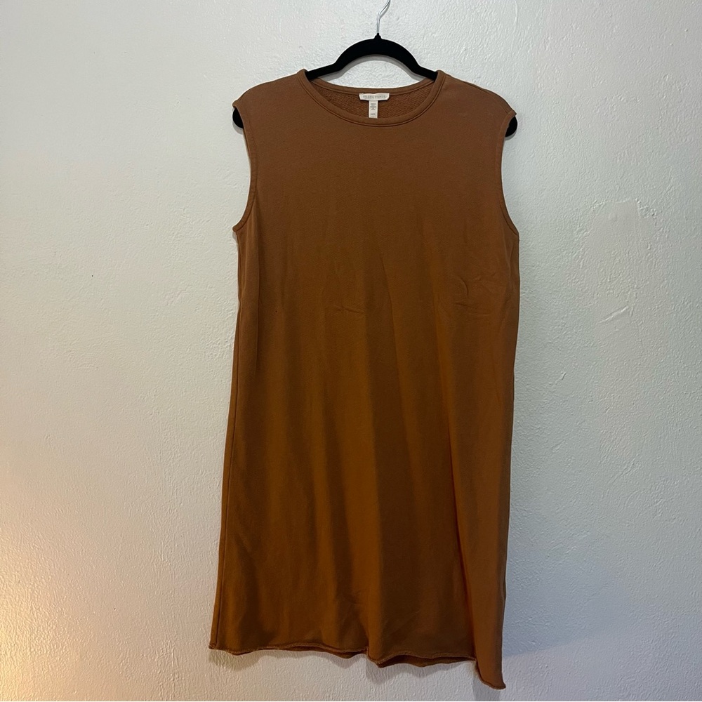 Sleeveless Brown Dress